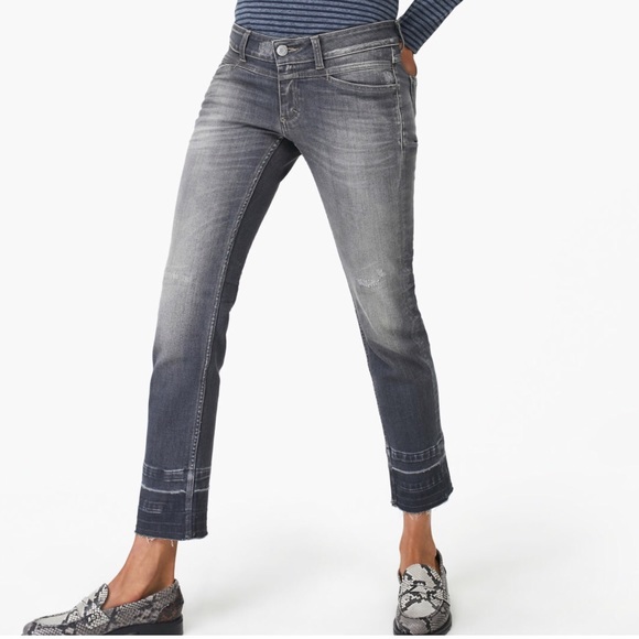 closed pedal pusher grey